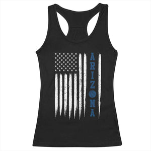 Arizona Patriotic Sports Racerback Tank Top US Flag Basketball Player Gift TS12 Black Print Your Wear