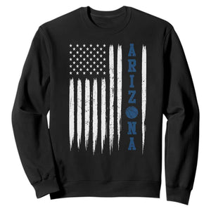 Arizona Patriotic Sports Sweatshirt US Flag Basketball Player Gift TS12 Black Print Your Wear