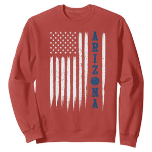 Arizona Patriotic Sports Sweatshirt US Flag Basketball Player Gift TS12 Red Print Your Wear