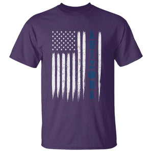 Arizona Patriotic Sports T Shirt US Flag Basketball Player Gift TS12 Purple Print Your Wear