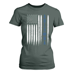 Arizona Patriotic Sports T Shirt For Women US Flag Basketball Player Gift TS12 Dark Forest Green Print Your Wear