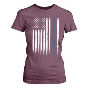 Arizona Patriotic Sports T Shirt For Women US Flag Basketball Player Gift TS12 Maroon Print Your Wear