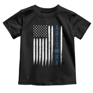 Arizona Patriotic Sports Toddler T Shirt US Flag Basketball Player Gift TS12 Black Print Your Wear