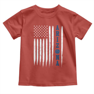 Arizona Patriotic Sports Toddler T Shirt US Flag Basketball Player Gift TS12 Red Print Your Wear