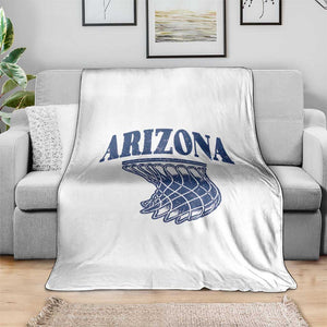 Arizona State Hoops Fan Gift Throw Blanket Basketball Lover TS12 Print Your Wear