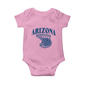 Arizona State Hoops Fan Gift Baby Onesie Basketball Lover TS12 Light Pink Print Your Wear