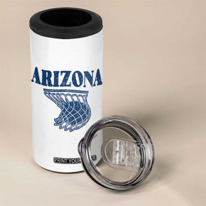 Arizona State Hoops Fan Gift 4 in 1 Can Cooler Tumbler Basketball Lover TS12 Print Your Wear