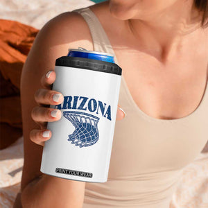 Arizona State Hoops Fan Gift 4 in 1 Can Cooler Tumbler Basketball Lover TS12 Print Your Wear