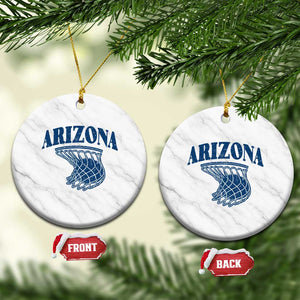 Arizona State Hoops Fan Gift Ceramic Ornament Basketball Lover TS12 1pc White Marble Print Your Wear
