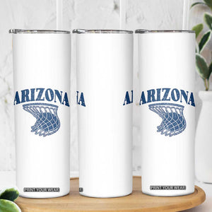 Arizona State Hoops Fan Gift Skinny Tumbler Basketball Lover TS12 Print Your Wear