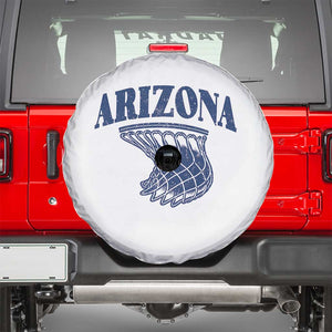 Arizona State Hoops Fan Gift Spare Tire Cover Basketball Lover TS12 White Print Your Wear