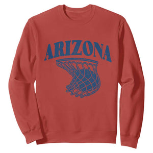 Arizona State Hoops Fan Gift Sweatshirt Basketball Lover TS12 Red Print Your Wear