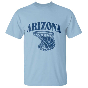 Arizona State Hoops Fan Gift T Shirt Basketball Lover TS12 Light Blue Print Your Wear