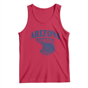 Arizona State Hoops Fan Gift Tank Top Basketball Lover TS12 Red Print Your Wear