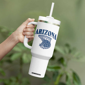 Arizona State Hoops Fan Gift Tumbler With Handle Basketball Lover TS12 Print Your Wear