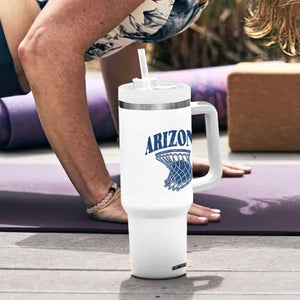 Arizona State Hoops Fan Gift Tumbler With Handle Basketball Lover TS12 Print Your Wear