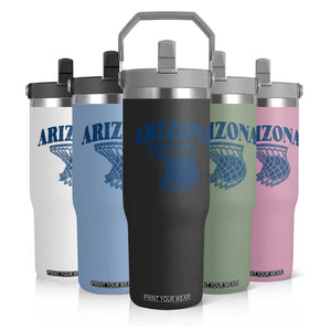 Arizona State Hoops Fan Gift Flip Straw Tumbler Basketball Lover TS12 Print Your Wear
