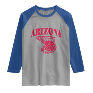 Arizona Fan Raglan Shirt Southwest Basketball Sports Lover TS12 Sport Gray Royal Print Your Wear
