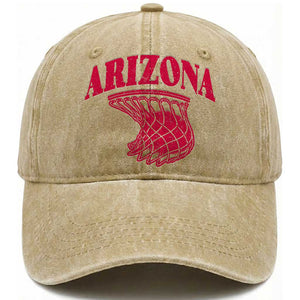 Arizona Fan Washed Cotton Baseball Cap Southwest Basketball Sports Lover TS12 Print Your Wear