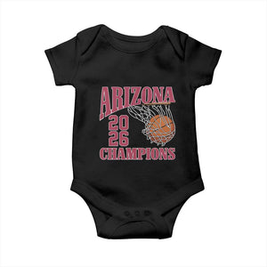 Arizona Champions Baby Onesie Gift For Basketball Fan TS12 Black Print Your Wear
