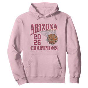 Arizona Champions Hoodie Gift For Basketball Fan TS12 Light Pink Print Your Wear