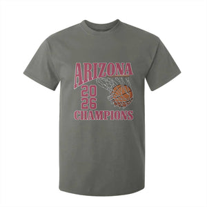 Arizona Champions T Shirt For Kid Gift For Basketball Fan TS12 Military Green Print Your Wear