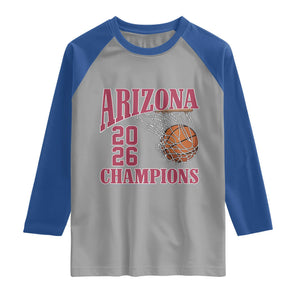 Arizona Champions Raglan Shirt Gift For Basketball Fan TS12 Sport Gray Royal Print Your Wear