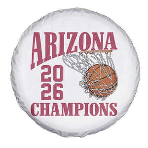 Arizona Champions Spare Tire Cover Gift For Basketball Fan TS12 Print Your Wear