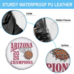 Arizona Champions Spare Tire Cover Gift For Basketball Fan TS12 Print Your Wear
