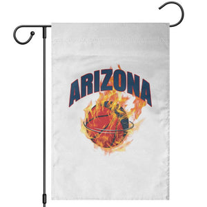 Arizona State Pride Garden Flag Flaming Basketball Coach Gift TS12 White Print Your Wear