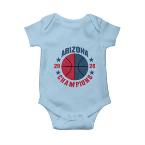 Arizona Champions Pride Baby Onesie Professional Basketball Fan Gift TS12 Light Blue Print Your Wear