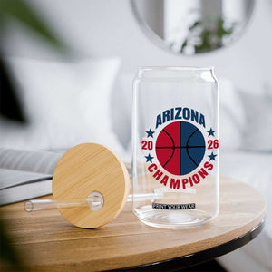 Arizona Champions Pride Glass Can Professional Basketball Fan Gift TS12 Print Your Wear
