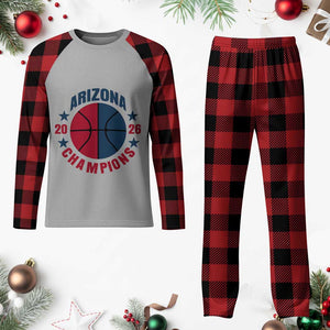 Arizona Champions Pride Plaid Pajama Set Professional Basketball Fan Gift TS12 Buffalo Plaid Print Your Wear