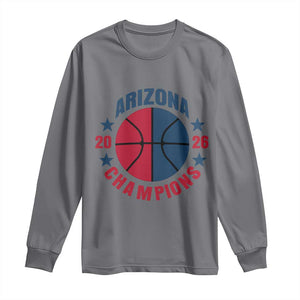 Arizona Champions Pride Long Sleeve Shirt Professional Basketball Fan Gift TS12 Charcoal Print Your Wear