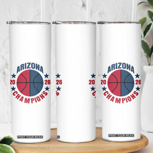 Arizona Champions Pride Skinny Tumbler Professional Basketball Fan Gift TS12 Print Your Wear