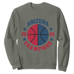 Arizona Champions Pride Sweatshirt Professional Basketball Fan Gift TS12 Military Green Print Your Wear