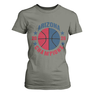 Arizona Champions Pride T Shirt For Women Professional Basketball Fan Gift TS12 Military Green Print Your Wear