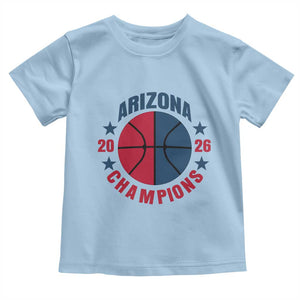 Arizona Champions Pride Toddler T Shirt Professional Basketball Fan Gift TS12 Light Blue Print Your Wear
