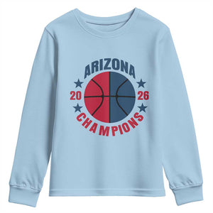 Arizona Champions Pride Youth Sweatshirt Professional Basketball Fan Gift TS12 Light Blue Print Your Wear