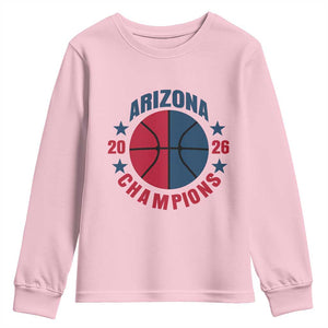 Arizona Champions Pride Youth Sweatshirt Professional Basketball Fan Gift TS12 Light Pink Print Your Wear