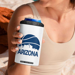 Arizona Skyline Pride 4 in 1 Can Cooler Tumbler Gift For Basketball Fan TS12 Print Your Wear