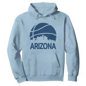 Arizona Skyline Pride Hoodie Gift For Basketball Fan TS12 Light Blue Print Your Wear