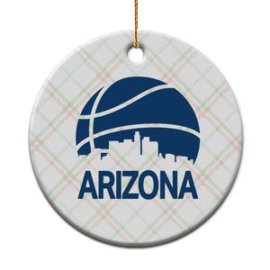 Arizona Skyline Pride Ceramic Ornament Gift For Basketball Fan TS12 1pc Christmas Plaid Print Your Wear