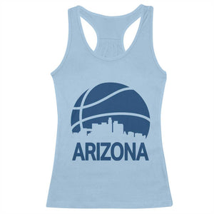 Arizona Skyline Pride Racerback Tank Top Gift For Basketball Fan TS12 Light Blue Print Your Wear