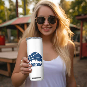 Arizona Skyline Pride Skinny Tumbler Gift For Basketball Fan TS12 Print Your Wear