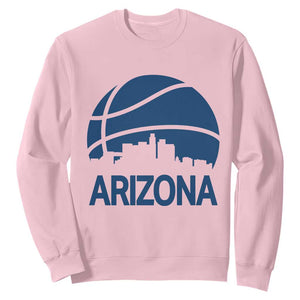 Arizona Skyline Pride Sweatshirt Gift For Basketball Fan TS12 Light Pink Print Your Wear