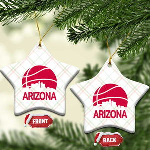 Arizona Skyline State Pride Ceramic Ornament Modern Urban Hoops Basketball TS12 Print Your Wear