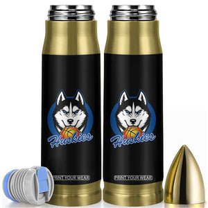 Cool Siberian Husky Basketball Bullet Tumbler Gift For Dog Lovers TS12 Black Print Your Wear