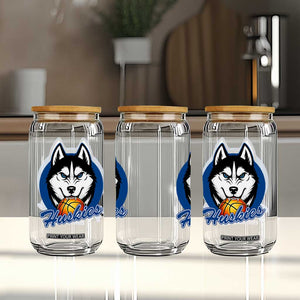 Cool Siberian Husky Basketball Glass Can Gift For Dog Lovers TS12 Print Your Wear