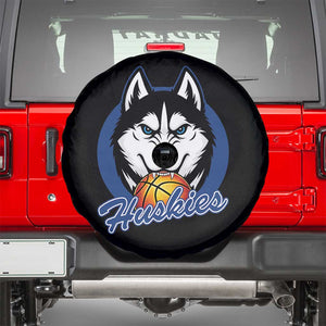 Cool Siberian Husky Basketball Spare Tire Cover Gift For Dog Lovers TS12 Black Print Your Wear